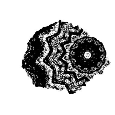 soyut boya fırça darbelerinin siyah ve beyaz vektör arkaplanı