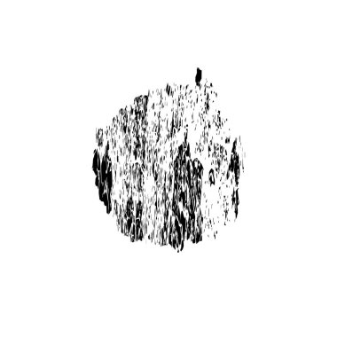 soyut boya fırça darbelerinin siyah ve beyaz vektör arkaplanı