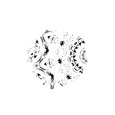 soyut boya fırça darbelerinin siyah ve beyaz vektör arkaplanı