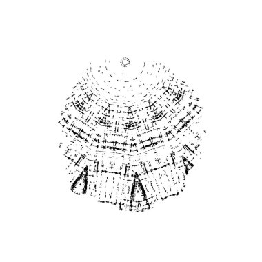 soyut boya fırça darbelerinin siyah ve beyaz vektör arkaplanı