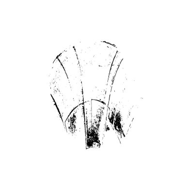 soyut boya fırça darbelerinin siyah ve beyaz vektör arkaplanı