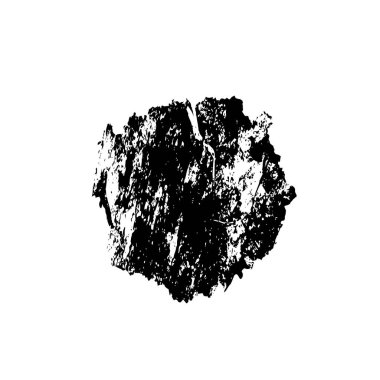 soyut boya fırça darbelerinin siyah ve beyaz vektör arkaplanı