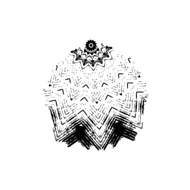 tek renkli grunge desenli arka plan vektör çizimi 