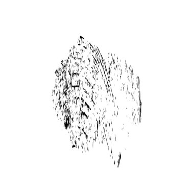 Beyaz arkaplanda soyut grunge lekesi, vektör illüstrasyonu