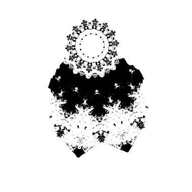 tek renkli grunge desenli arka plan vektör çizimi 