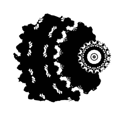 tek renkli grunge desenli arka plan vektör çizimi 