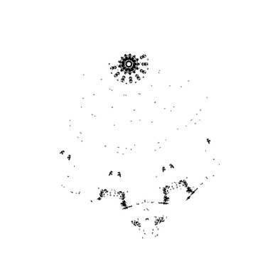 tek renkli grunge desenli arka plan vektör çizimi 