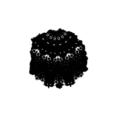 Grange mürekkebi sıçramasının basit bir çizimi