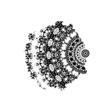 tek renkli grunge desenli arka plan vektör çizimi 