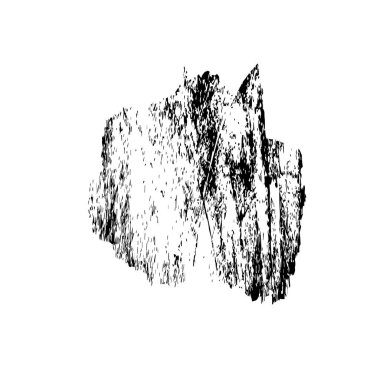 Beyaz arkaplanda soyut grunge lekesi, vektör illüstrasyonu