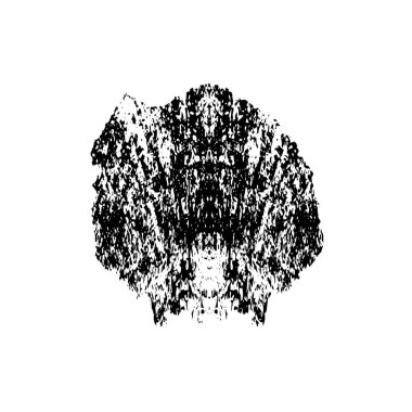 Grunge dokusu siyah beyaz. Soyut nokta izole edildi