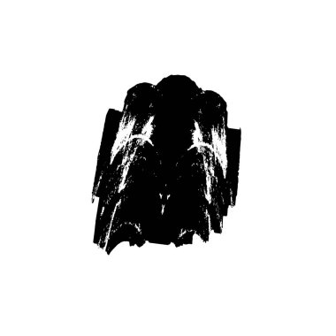 siyah grunge grafik yalıtılmış vektör ögesini okşadı