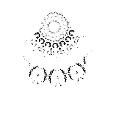 El çizimi vektör illüstrasyonu.