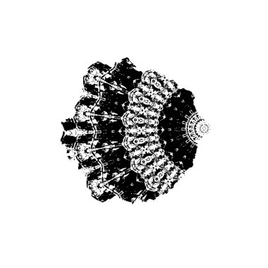 Elle çizilmiş Noel ağacı çizimi.