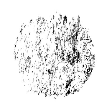 Çatlamış beton, taş ya da asfaltın sıkıntılı örtülü dokusu. Grunge 'un arka planı. soyut yarım ton vektör çizimi