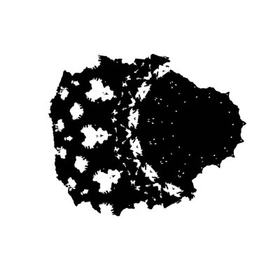 Beyaz arkaplanda siyah simge.