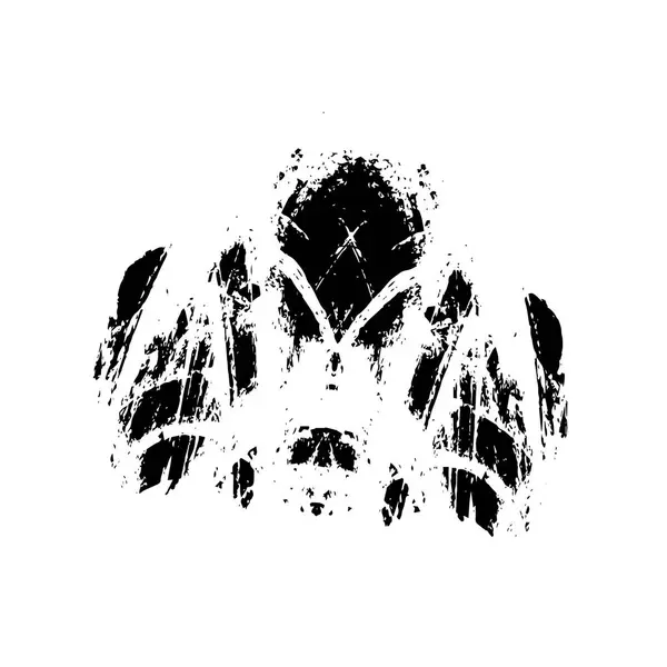 Grange mürekkebi sıçramasının basit bir çizimi