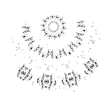 Bir noel ağacının vektör çizimi