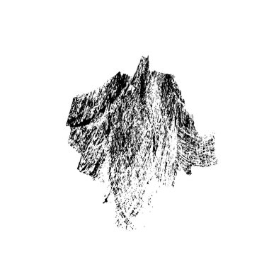 Vektör el çizilmiş mürekkep fırçası darbeleri. arkaplan ve monokrom için grunge dokusu