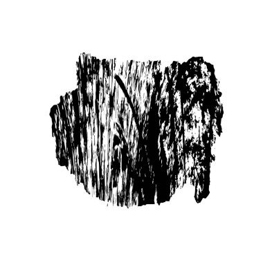 Beyaz arkaplanda ağaç silueti izole edildi