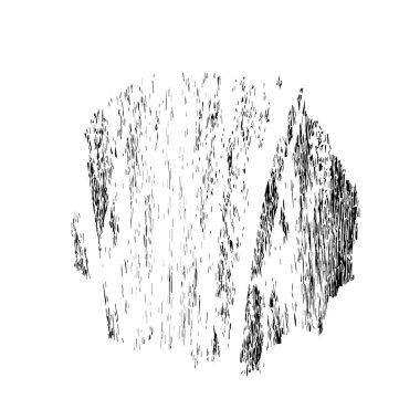 Toz beton ve asfalt soyulmuş grunge dokusunun baskısı. Soyut arkaplan. Yarım ton vektör illüstrasyonu