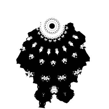 Bir çiçeğin silueti