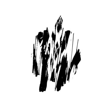 Siyah fırça darbesi ve beyaz el soyut el çizimi - boyalı elementler. vektör altı çizgisi ve sınır tasarımı.