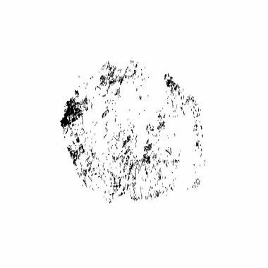 Siyah grunge fırça darbelerinin vektör çizimi.