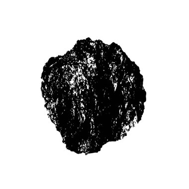 siyah fırça darbesi dokusu. grunge soyut el - boyanmış element.
