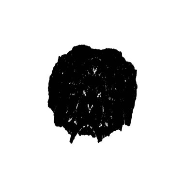 Vektör el fırça darbesi. siyah mürekkep fırçası vuruşu. grunge dokusu.