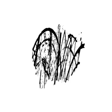 grunge fırça darbesi vektörü.