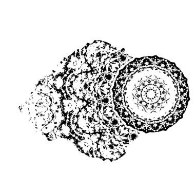 Metin için alanı olan soyut arkaplan çizildi.