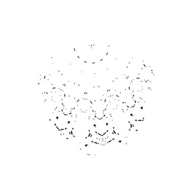 Birçok farklı boyut ve daireye sahip soyut bir arkaplan. vektör