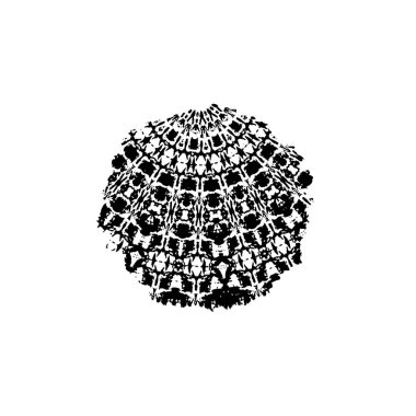 Siyah ve beyaz arkaplanın vektör çizimi