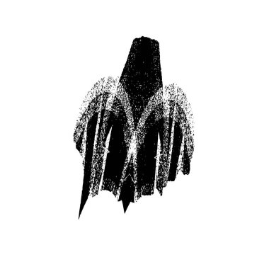 Grunge siyah fırça darbesi