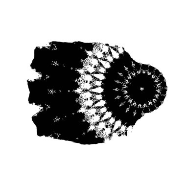 Grange mürekkebi sıçramasının basit bir çizimi