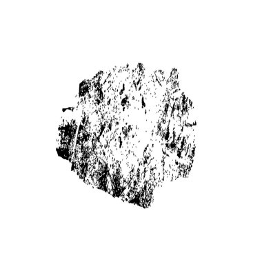 Siyah ve beyaz mürekkep sıçramasının basit bir gösterimi