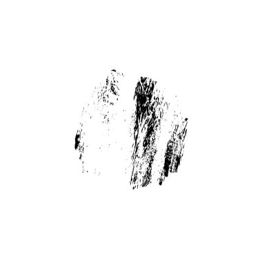 siyah fırça darbesi ve doku. grunge soyut el - boyanmış elementler.