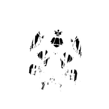 siyah fırça darbesi dokusu. grunge soyut el - boyanmış element.