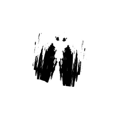 Soyut mürekkep fırçası darbeleri. vektör fırça boya sıçraması