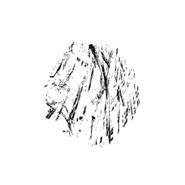 Siyah ve beyaz mürekkep sıçramasının basit bir gösterimi