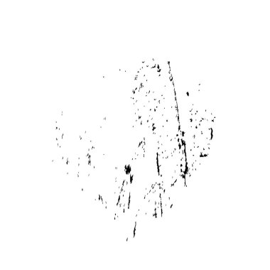 Siyah ve beyaz mürekkep sıçramasının basit bir gösterimi