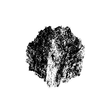 Siyah ve beyaz mürekkep sıçramasının basit bir gösterimi