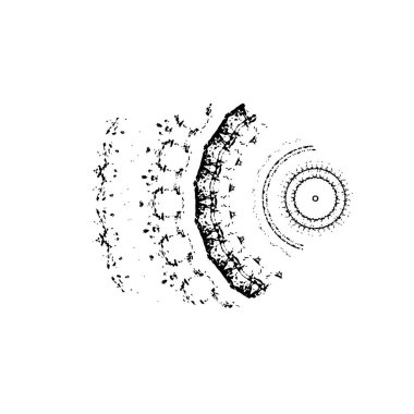 Grunge mürekkebinin basit bir illüstrasyonuName 