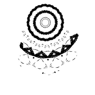 Geometrik elementlerle soyut arkaplan