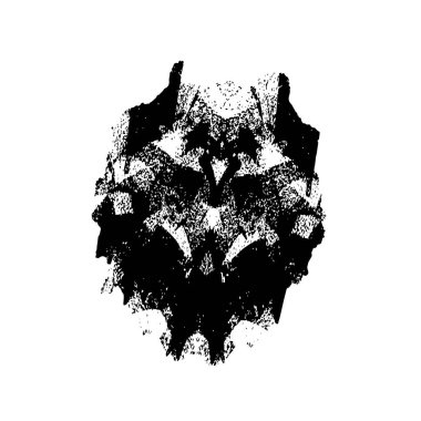 Siyah dokuda sıkıntılı bir kaplama, soyut arkaplan.