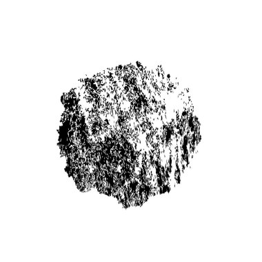 Beyaz arkaplanda soyut grunge lekesi, vektör illüstrasyonu