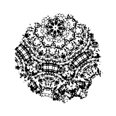 Elle çizilmiş çiçek süsü