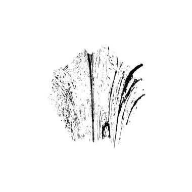 Fırça darbesi. vektör illüstrasyonu.