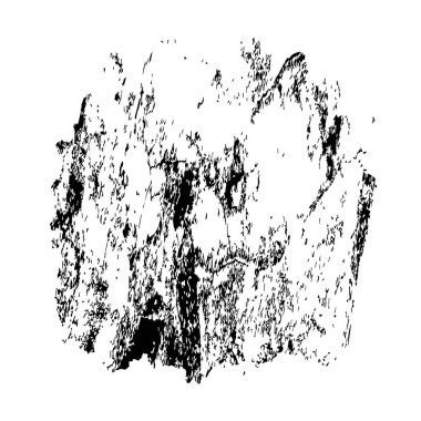 Siyah ve beyaz renkli, toz ve çizgilerle dolu bir arka plan. Çizikler ve çizikler. soyut vektör illüstrasyonu.